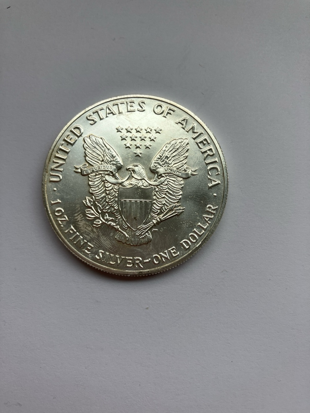1991 Silver Dollar 1oz Liberty design